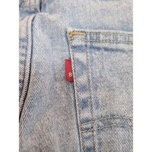 Levi's 512 Slim Taper Jeans 34x32 Light Wash Rare Blank Red Tab Oct 2018